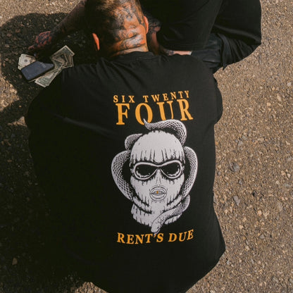 THE RENT’S DUE PREMIUM TSHIRT || BLACK