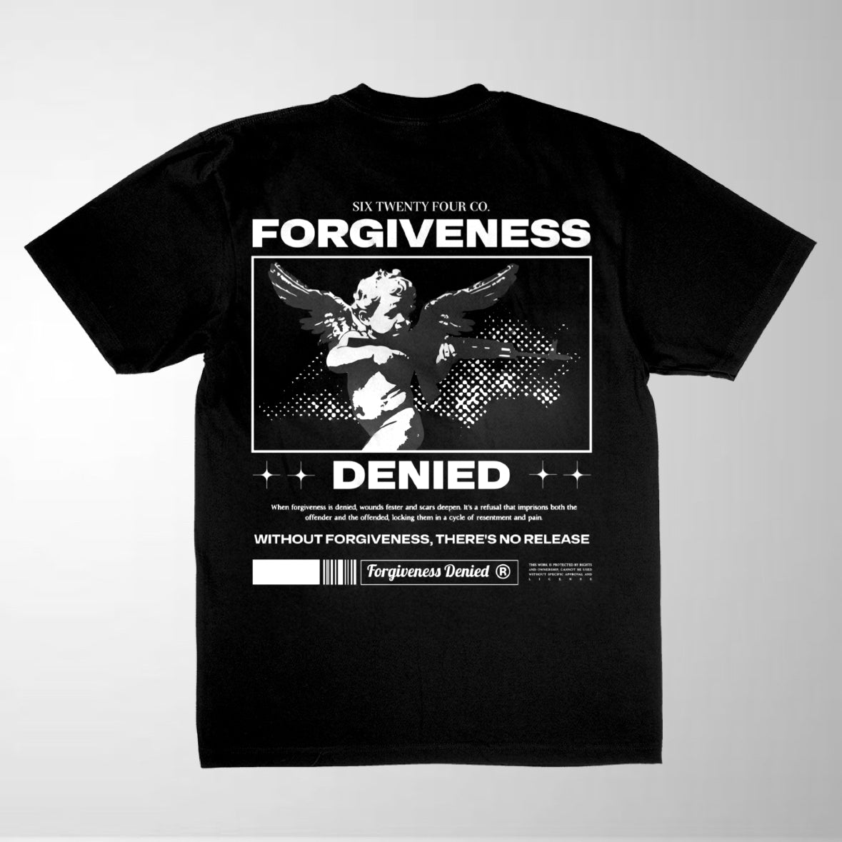 THE FORGIVENESS DENIED PREMIUM TSHIRT || BLACK