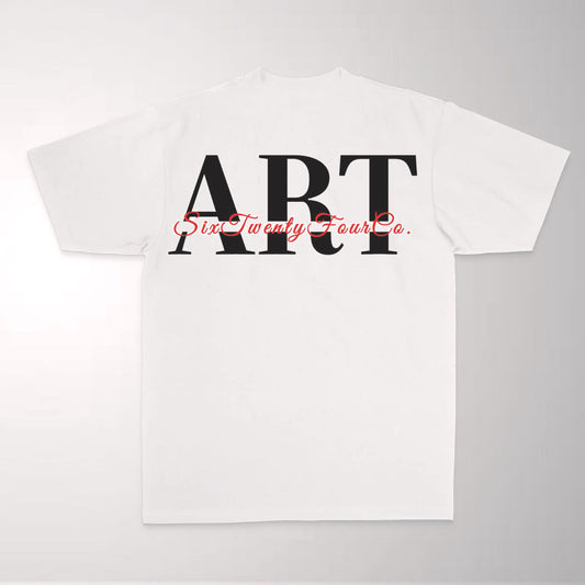 THE ART PREMIUM TSHIRT || WHITE